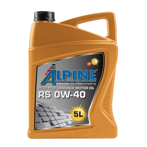 Моторное масло Alpine RS 0W-40 Vollsynth, 5л